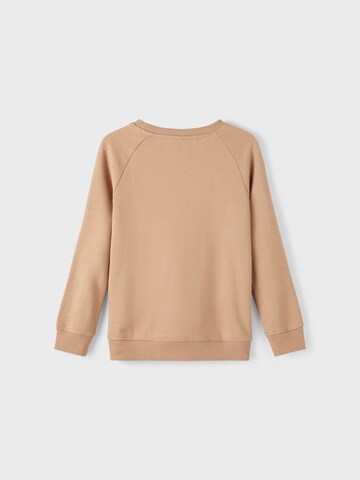 NAME IT Sweatshirt 'OSPER' in Braun