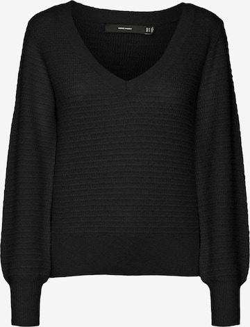VERO MODA Sweater 'PARKER' in Black: front
