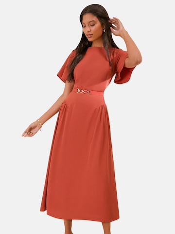 Friends Like These Dress in Orange: front