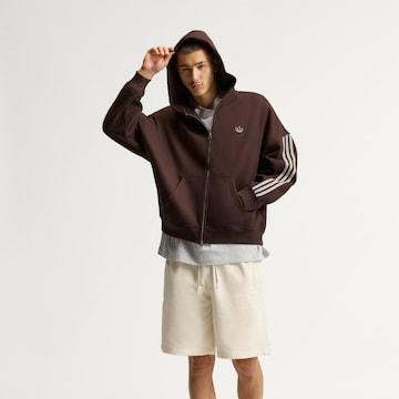 ADIDAS ORIGINALSGornji dio trenirke 'AdiSignature' - smeđa boja: prednji dio