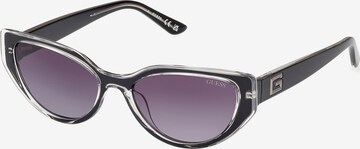 Lunettes de soleil GUESS en noir : devant