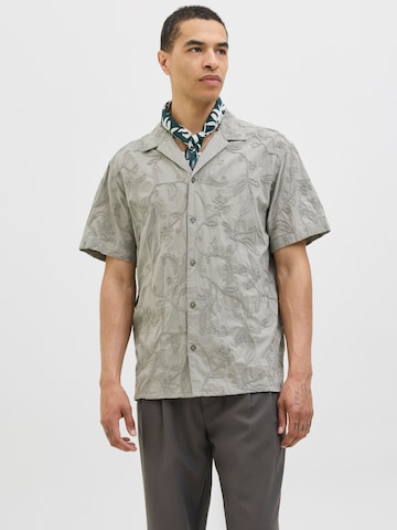 JACK & JONES Comfort Fit Skjorte i grå: forside