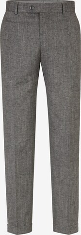 STRELLSON Pleated Pants 'Luc' in Grey: front