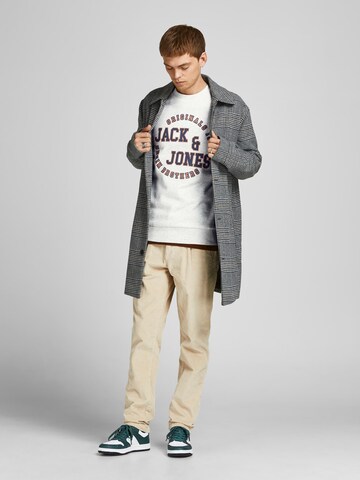 JACK & JONES Sweatshirt 'ARON' in Wit