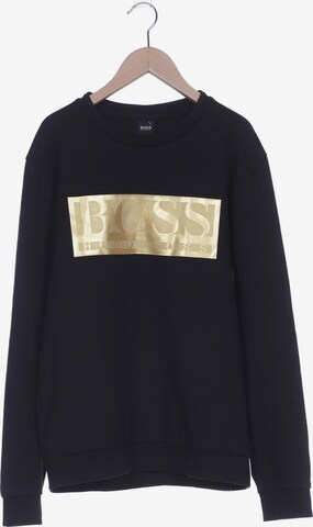 BOSS Black Sweatshirt & Zip-Up Hoodie in L in Black: front