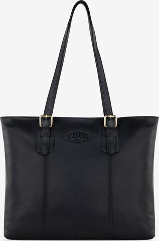 Borsa a spalla 'Rush' di KLONDIKE 1896 in nero: frontale