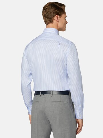 Coupe regular Chemise business Boggi Milano en bleu