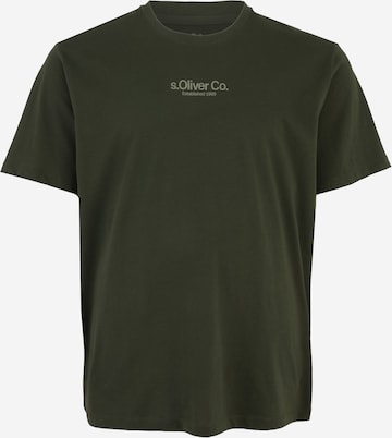 s.Oliver Μπλουζάκι σε πράσινο: μπροστά