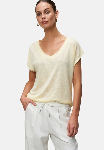 zero Shirt in Geel: voorkant