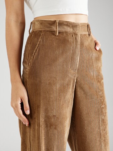 Weekend Max Mara Bootcut Spodnie w kant 'TANIA' w kolorze brązowy
