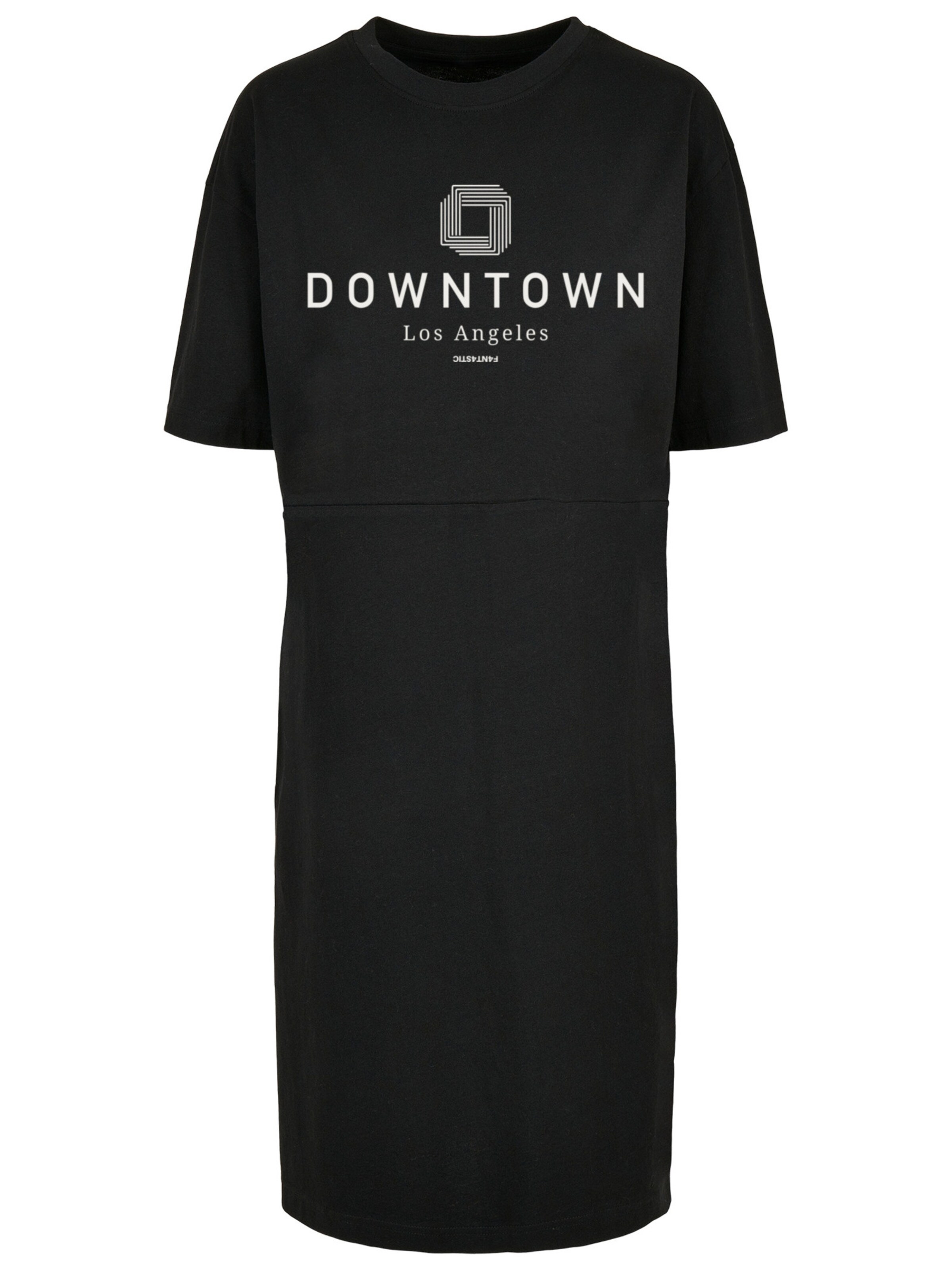 F4NT4STIC Kleid 'Downtown LA' in schwarz / weiß, Produktansicht