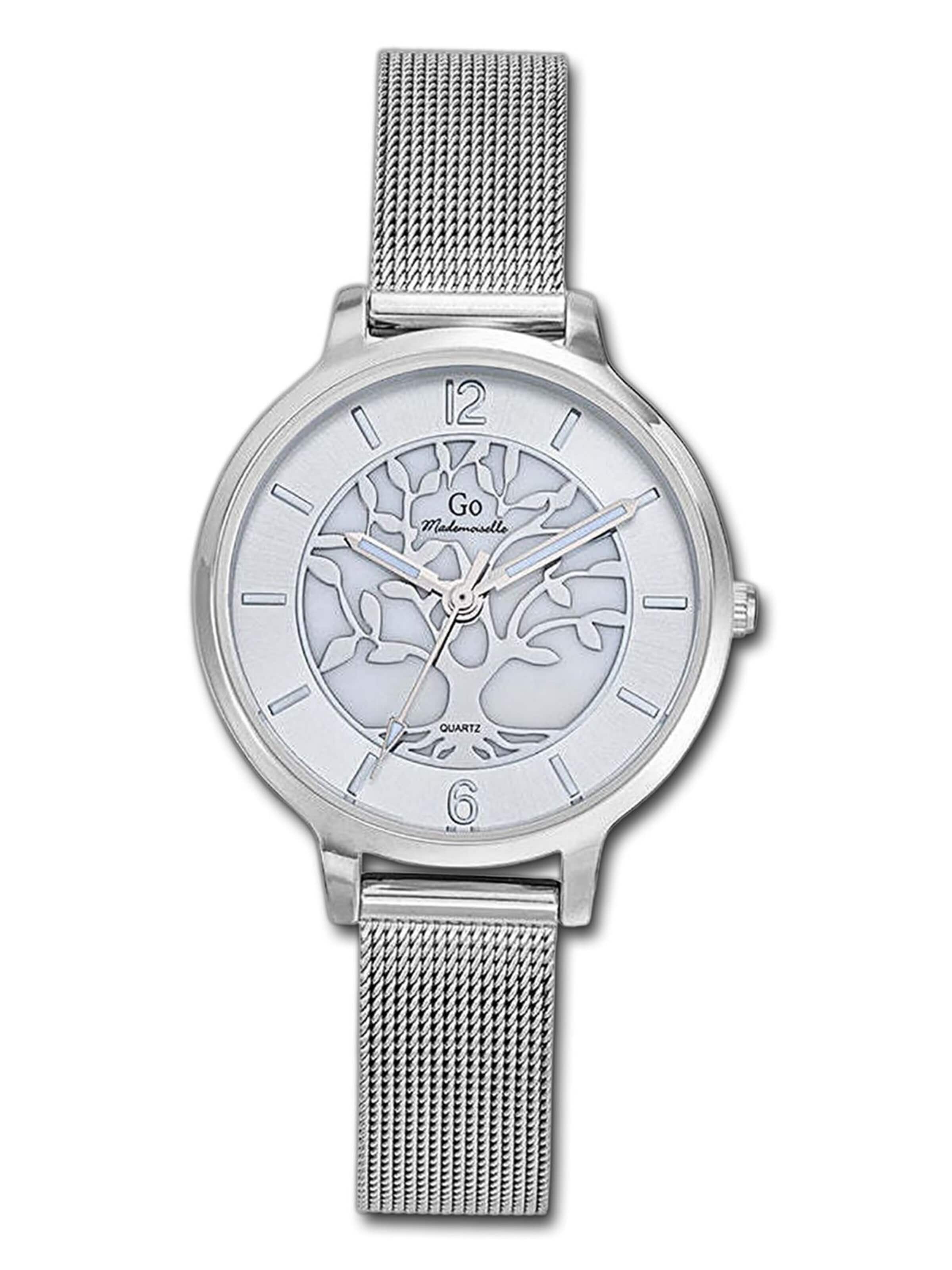GO GirlOnly Analoog horloge in Zilver: voorkant