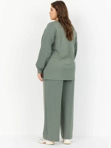 Wasabi Concept Wide Leg Hose 'Sabina' in Grau