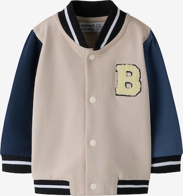NAME IT Sweat jacket 'NBMDitto' in Beige: front