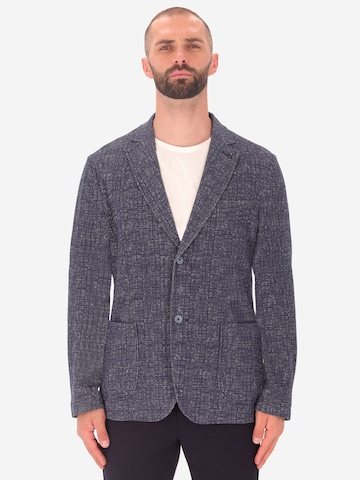 Distretto12 Regular Fit Sakko 'Darwin' in Blau: Vorderseite