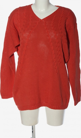 ColourVille V-Ausschnitt-Pullover L in Rot: predná strana