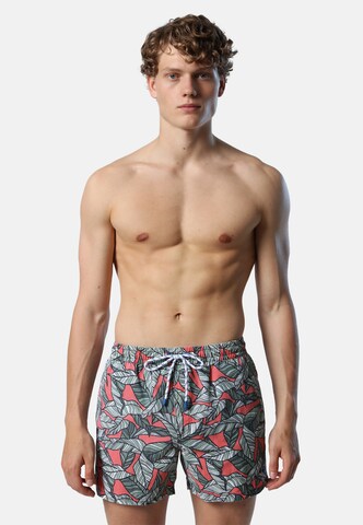 Shorts de bain North Sails en mélange de couleurs : devant