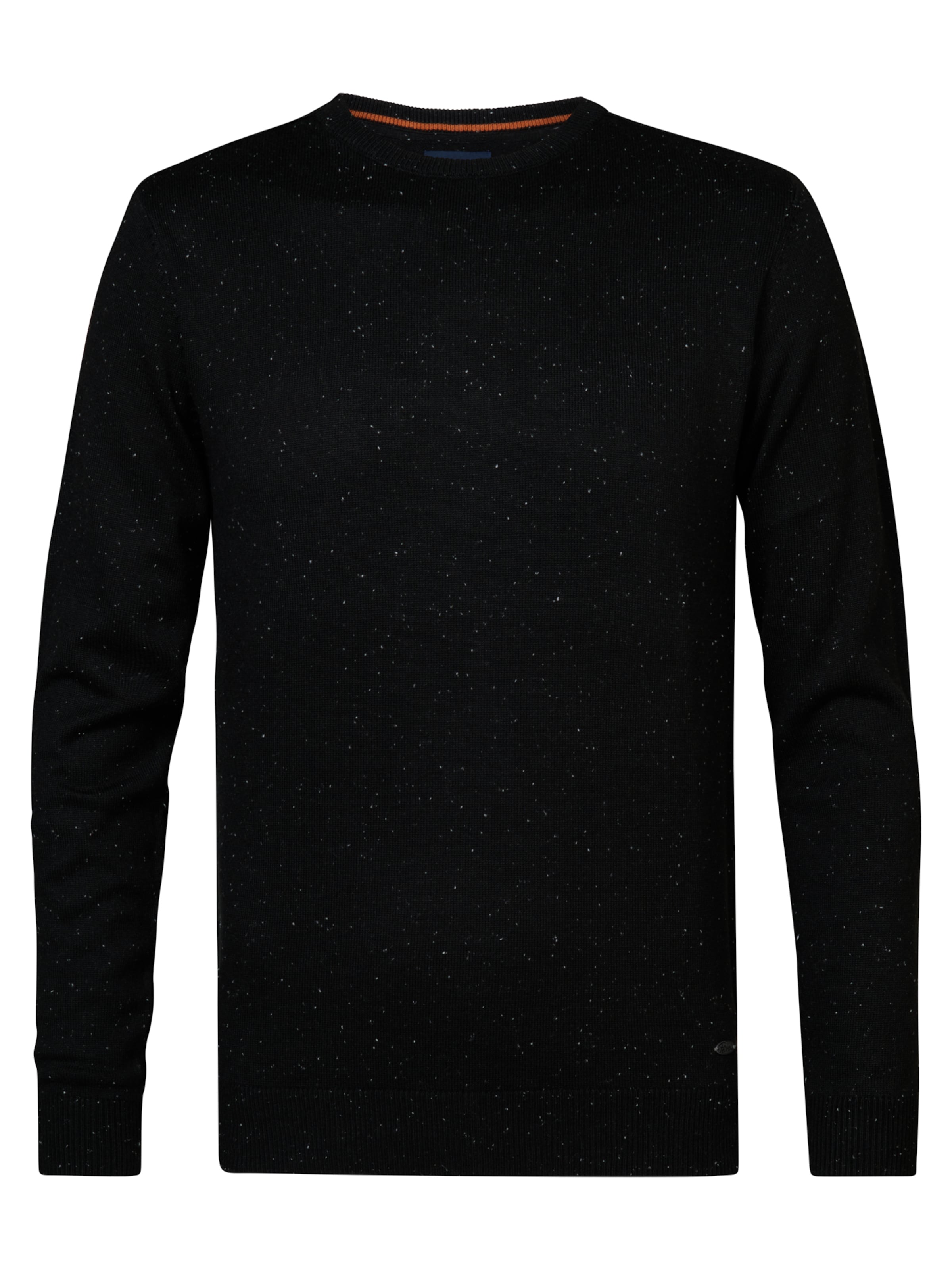 Petrol Industries Свитер 'Northway' в Черный: спереди