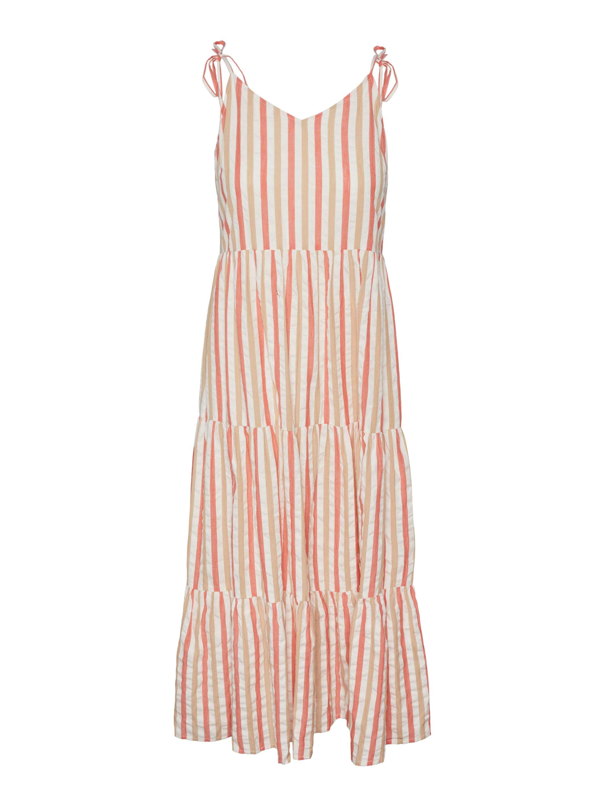 PIECES - Vestido 'Lucid' en naranja: frente