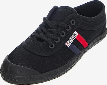 KAWASAKI Buty sportowe sznurowane 'Retro Canvas 1001S' w kolorze czarny: przód