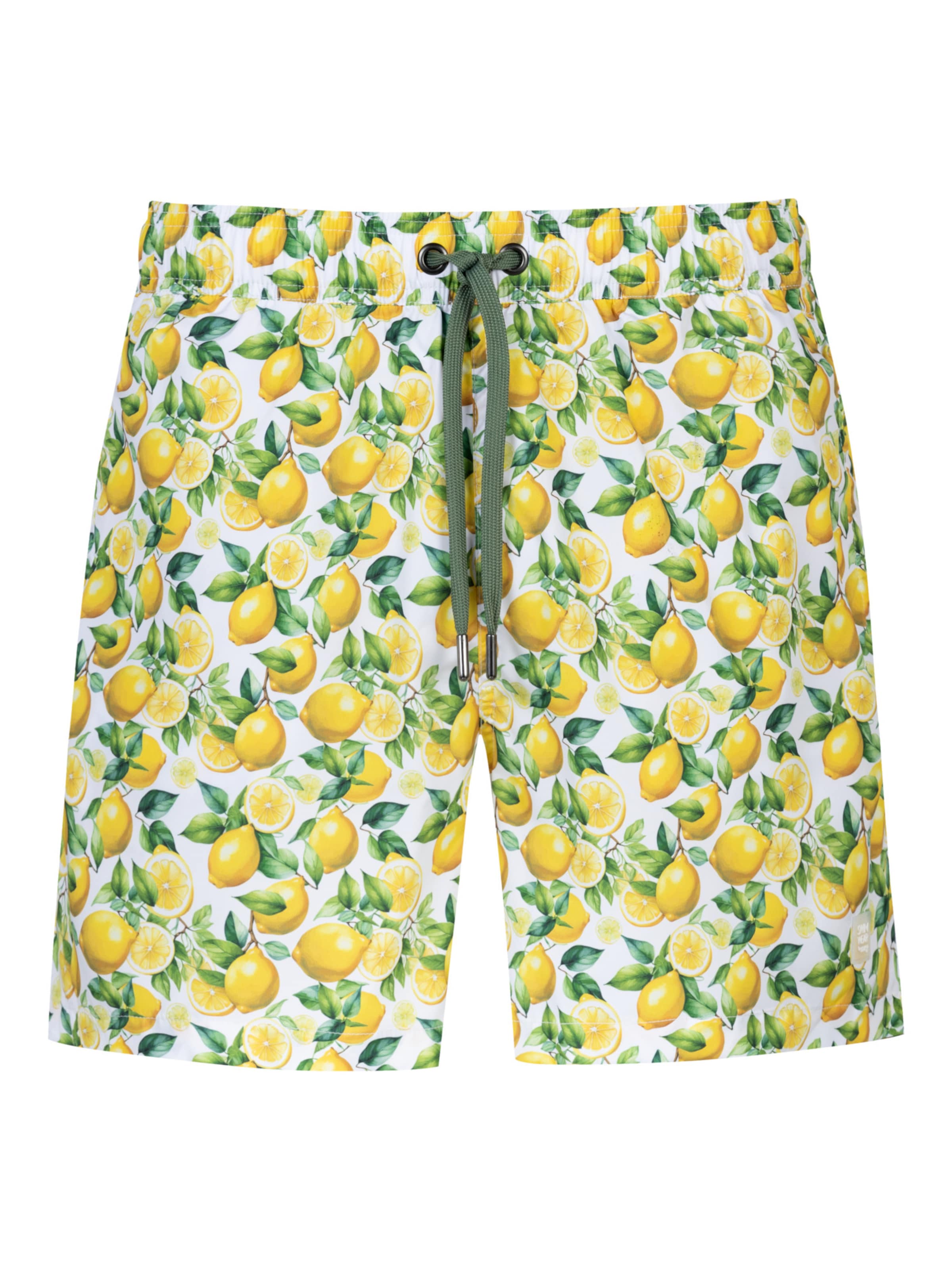 Shorts de bain 'Lemon Grove' Mey en jaune : devant