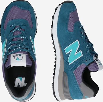 Baskets basses '574' new balance en bleu