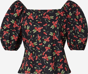 Oasis Blouse in Zwart: voorkant