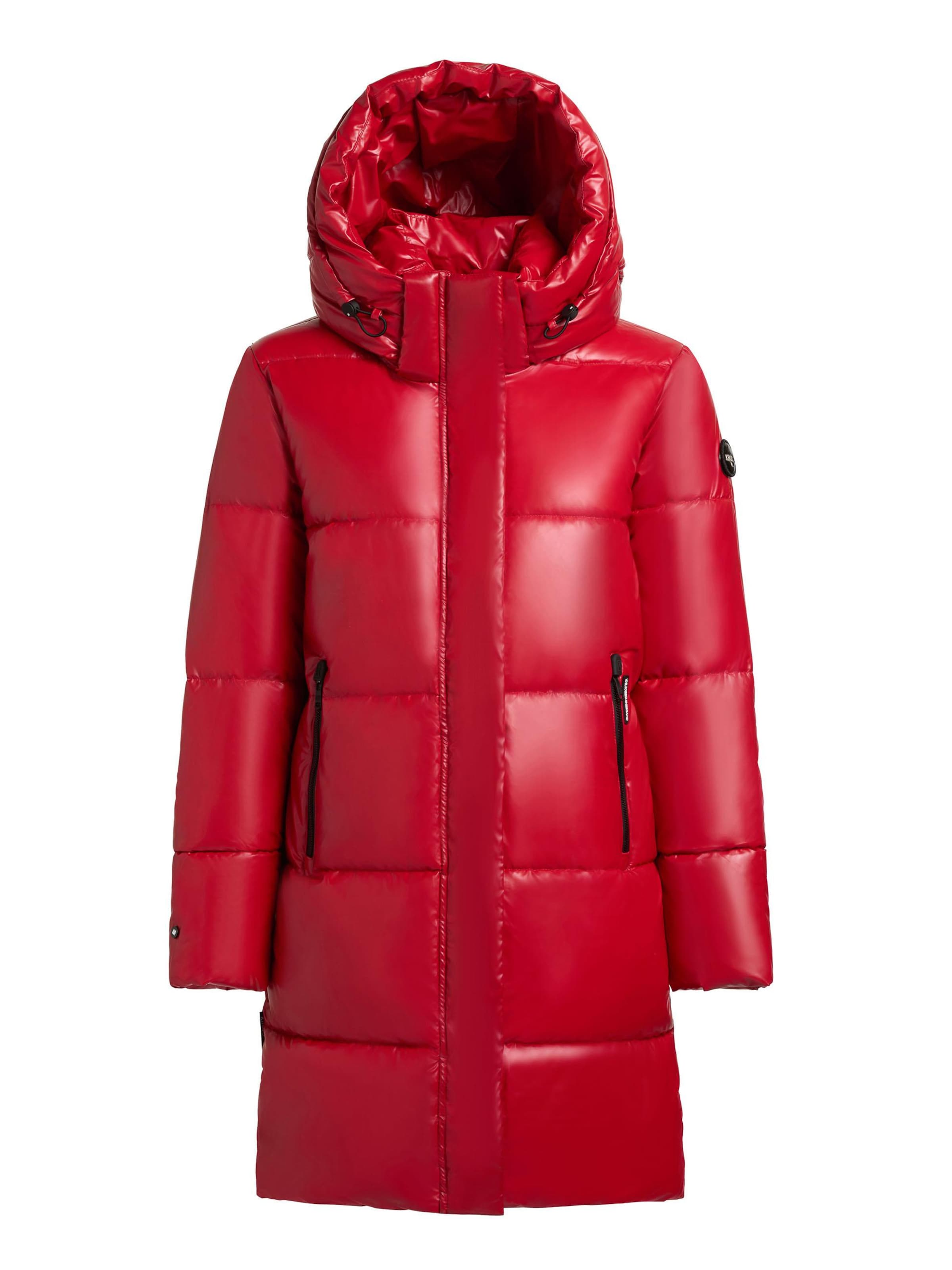 Cappotto invernale 'Haya Shiny-YM' di khujo in rosso: frontale