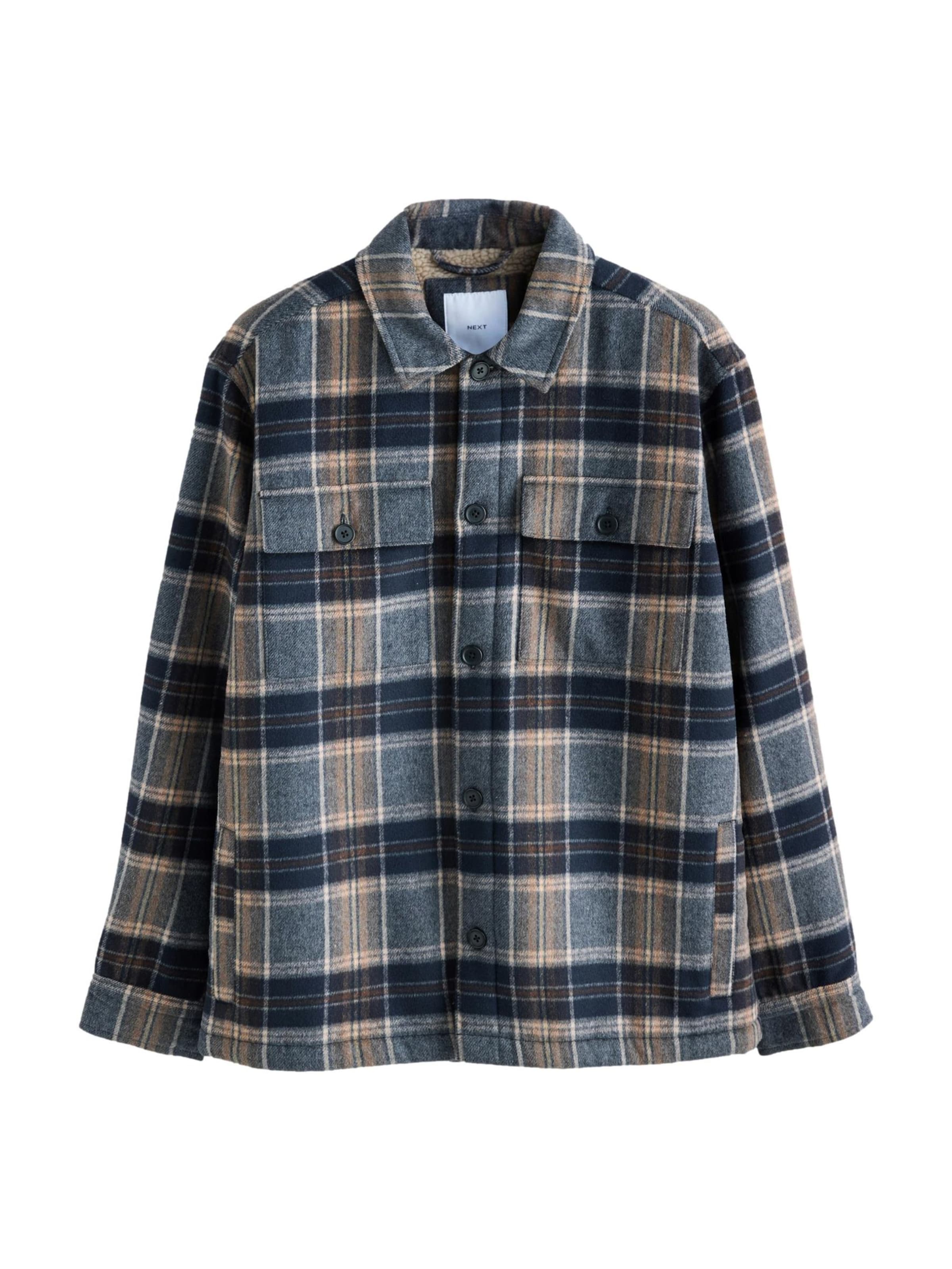 Next Regular Fit Jacke in Blau: Vorderseite