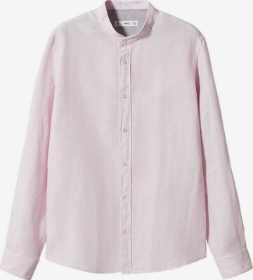 MANGO MAN Button Up Shirt 'chennai' in Pink: front