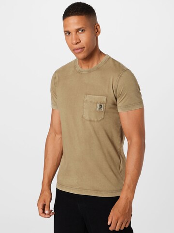 T-Shirt 'WORKY' DIESEL en vert : devant