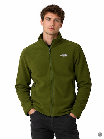 THE NORTH FACE Fleece Jacket 'Glacier Fleece Jacket' in Green