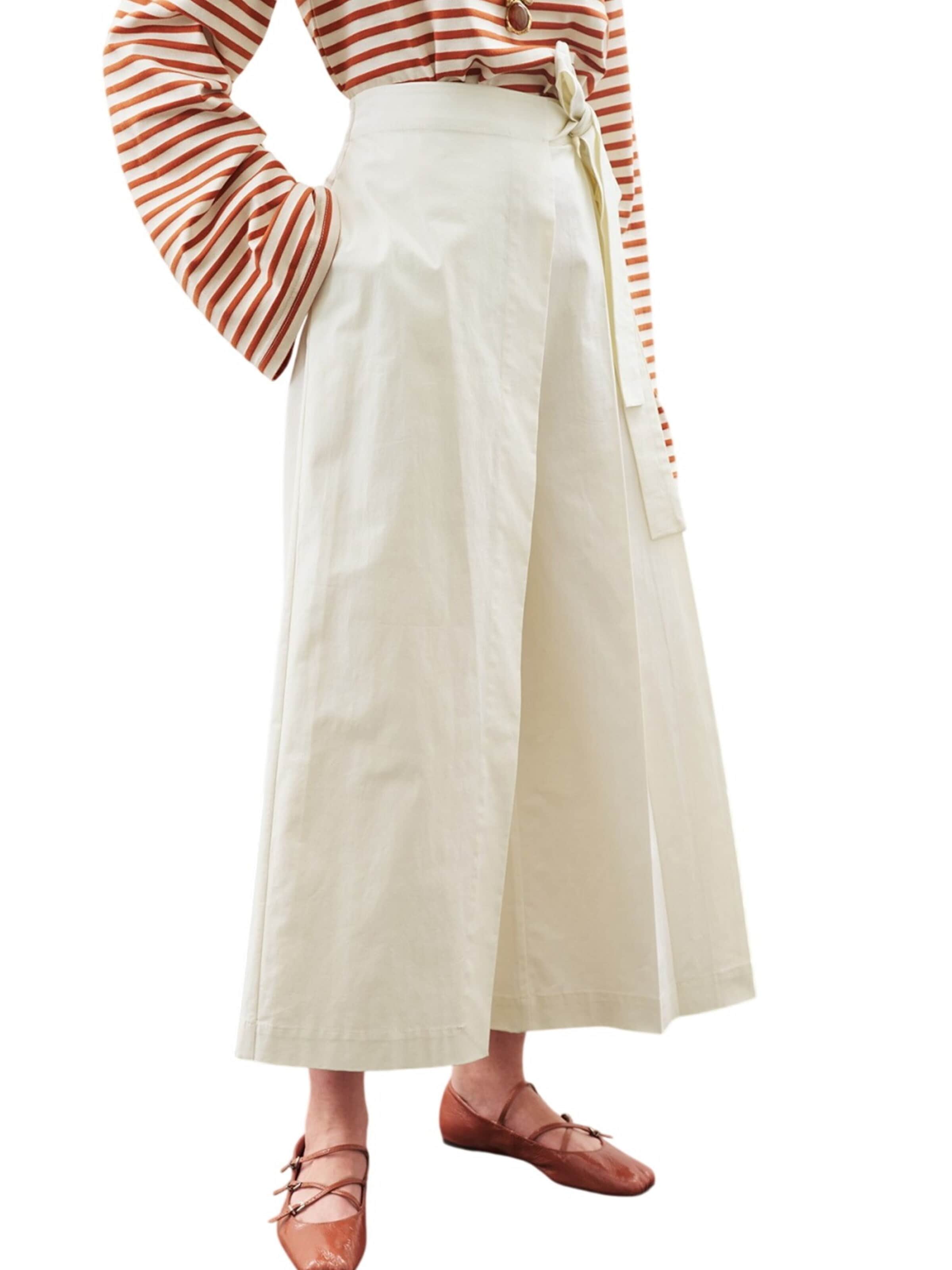 MANUKA Regular Broek in Beige: voorkant