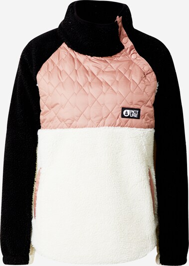 Picture Organic Clothing Sport sweatshirt 'Face' i rosa / svart / vit, Produktvy