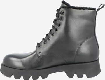 juoda Karl Lagerfeld Auliniai batai su raišteliais 'TERRA'