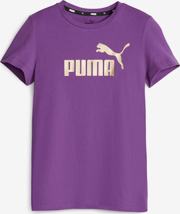 PUMA T-shirt 'ESS+' i lila: framsida