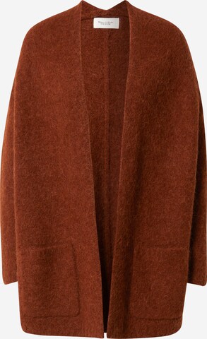 Marc O'Polo DENIM Knit Cardigan in Brown: front