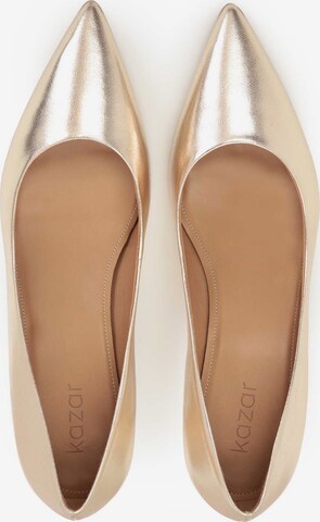 Kazar Pumps in Gold