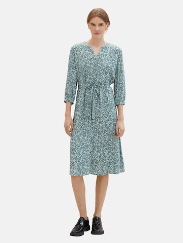 TOM TAILOR Shirt Dress in Green