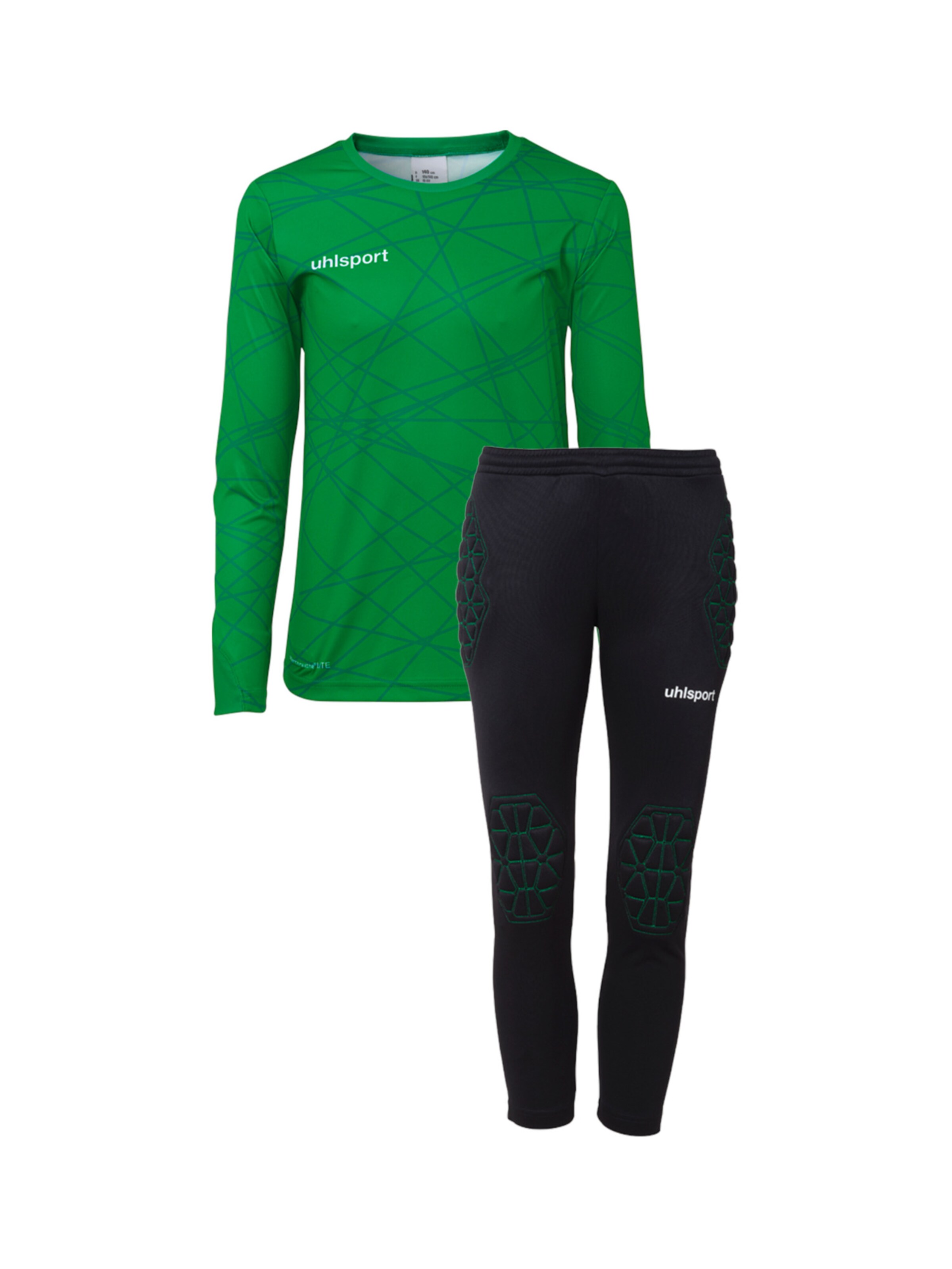 UHLSPORT Trainingsanzug in Grün: Vorderseite