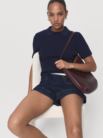 Pull-over 'RAYO' MANGO en bleu
