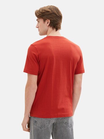 TOM TAILOR T-Shirt in Rot