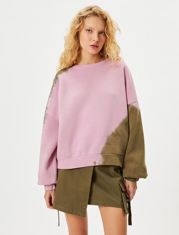 Koton Sweatshirt in Roze: voorkant
