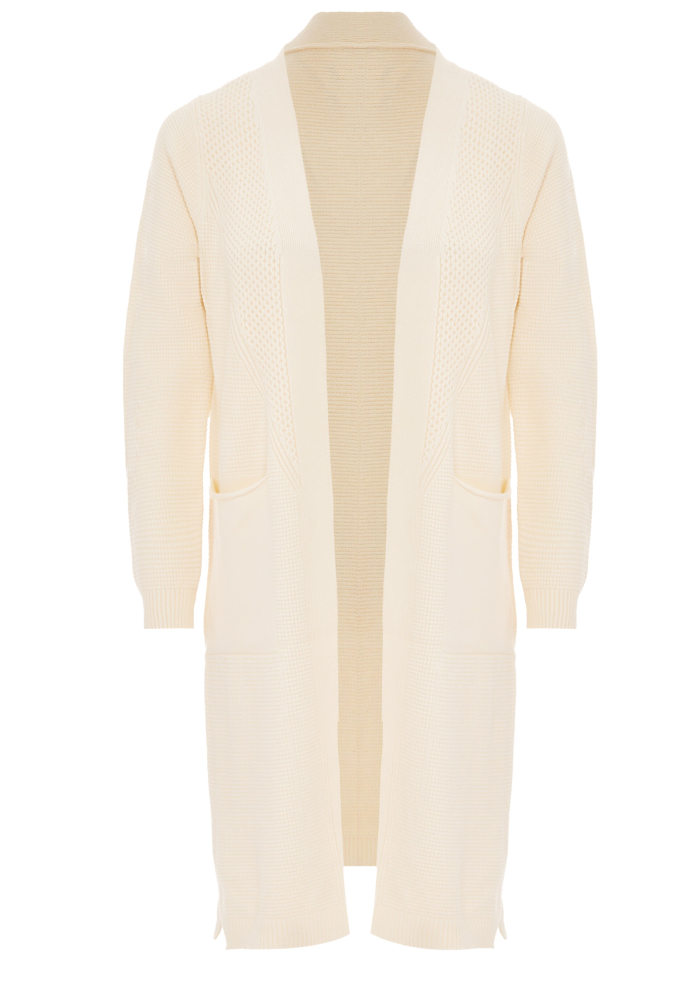 Jalene - Casaco de malha em branco: frente