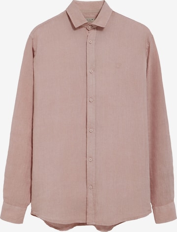 Polo Club Regular Fit Hemd in Beige: Vorderseite