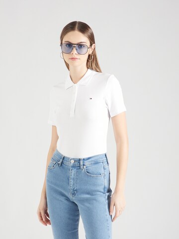 TOMMY HILFIGER - Camisa '1985' em branco: frente