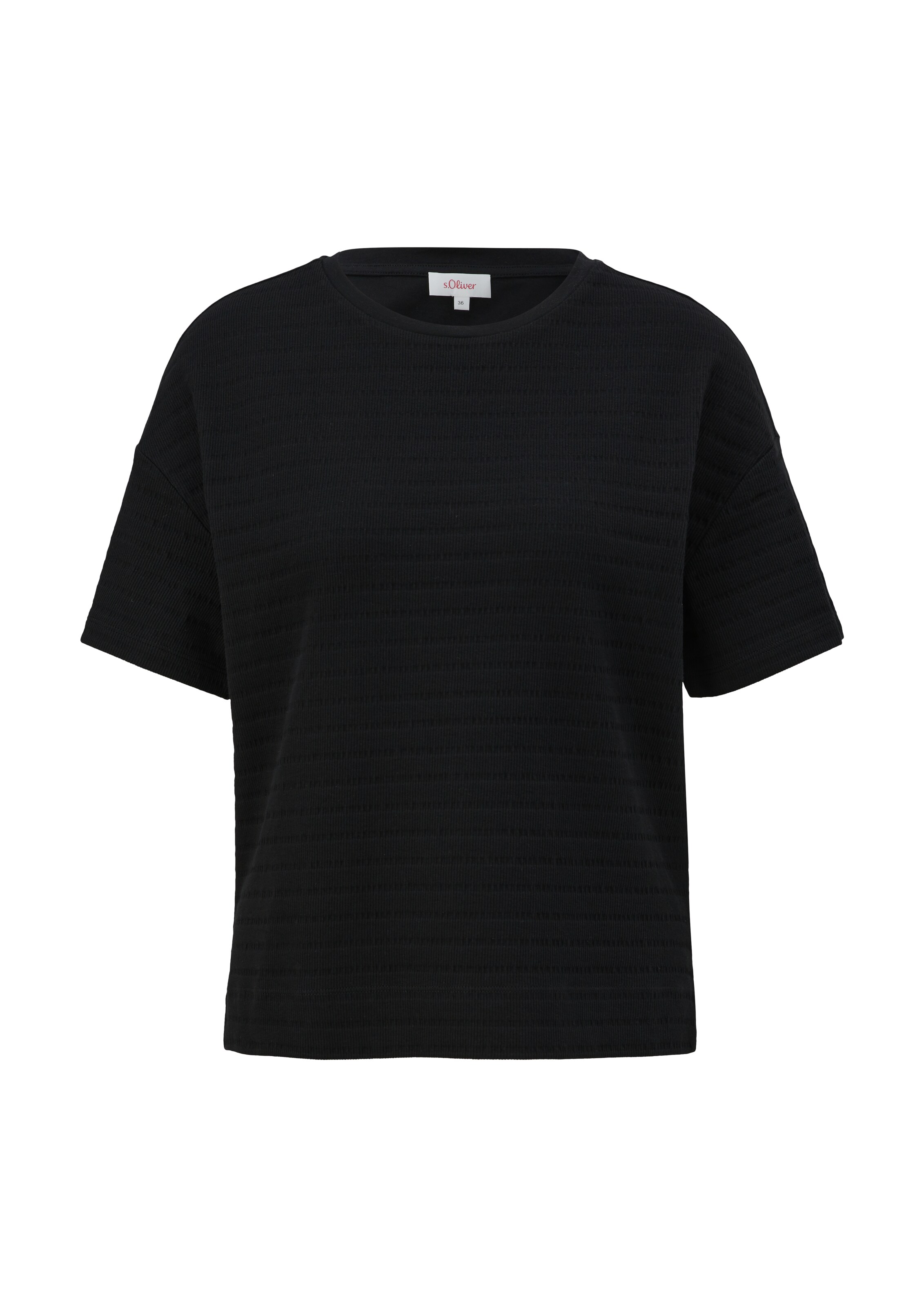 s.Oliver Tričko – černá: přední strana