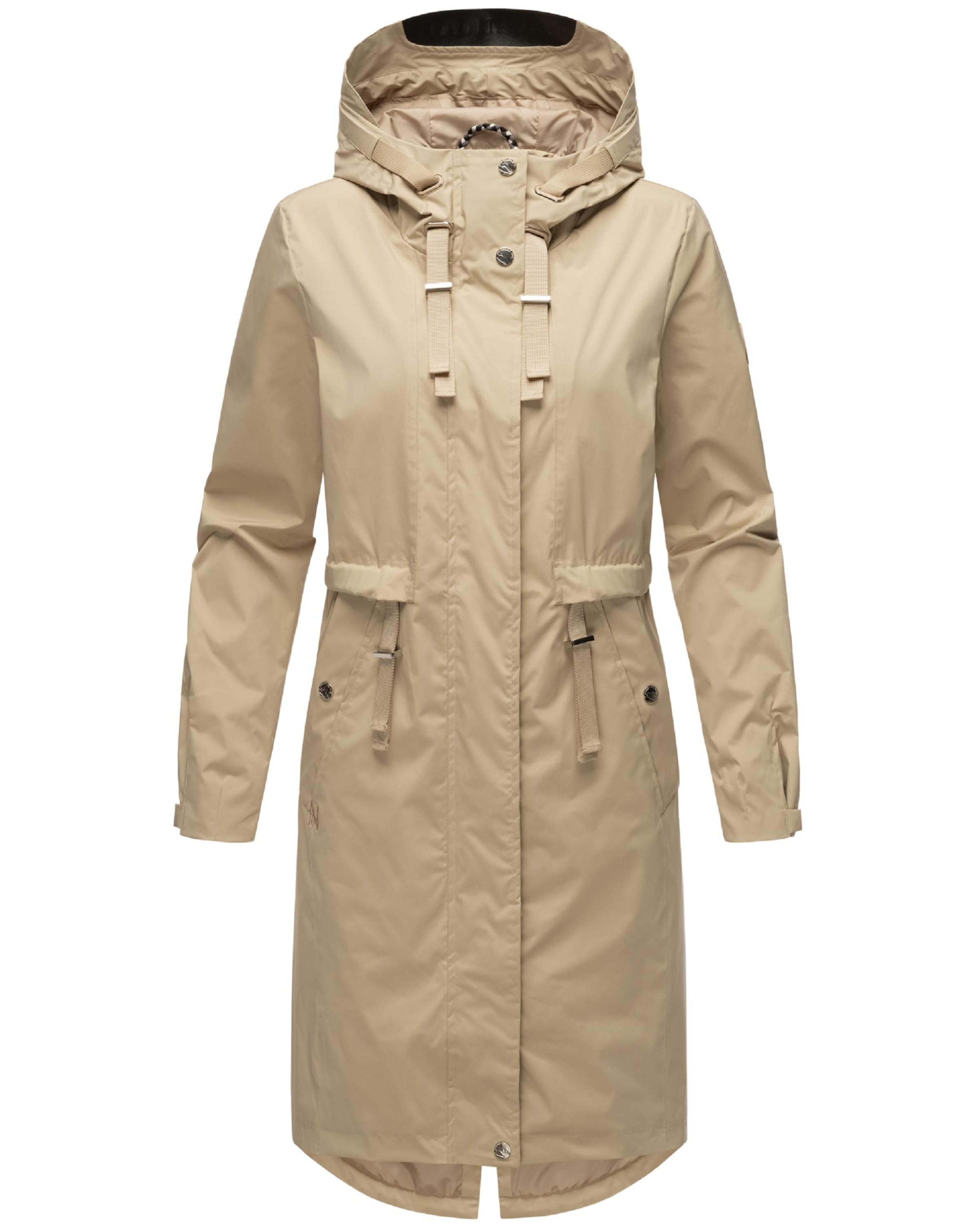 NAVAHOO Функционално палто в бежово: отпред