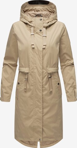 NAVAHOO Raincoat in Beige: front