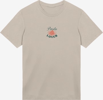 F4NT4STIC Shirt 'Pasta Lover' in Beige: front
